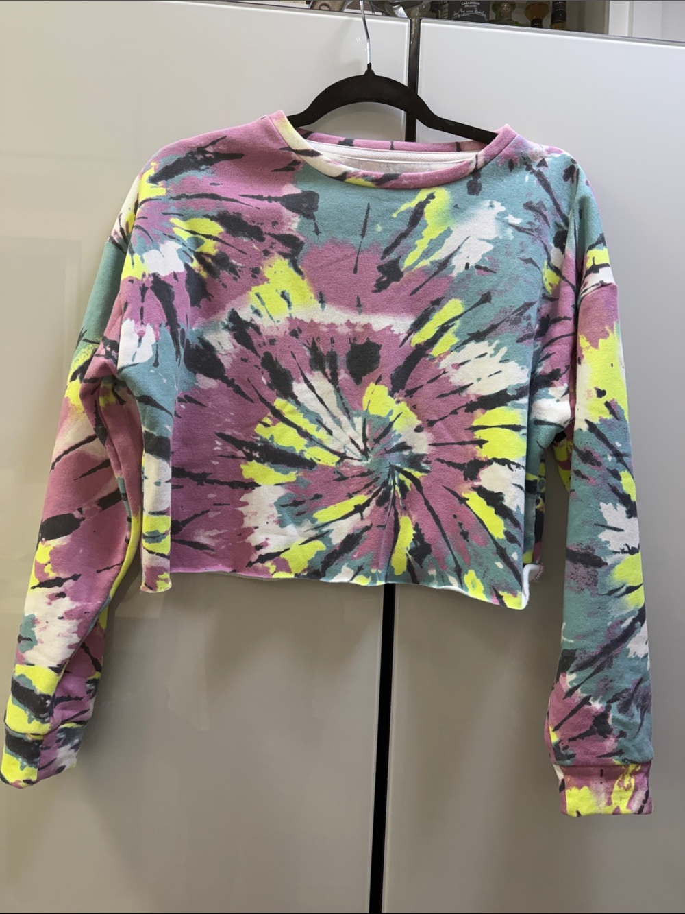 Colsie crop Top in Coral Pink